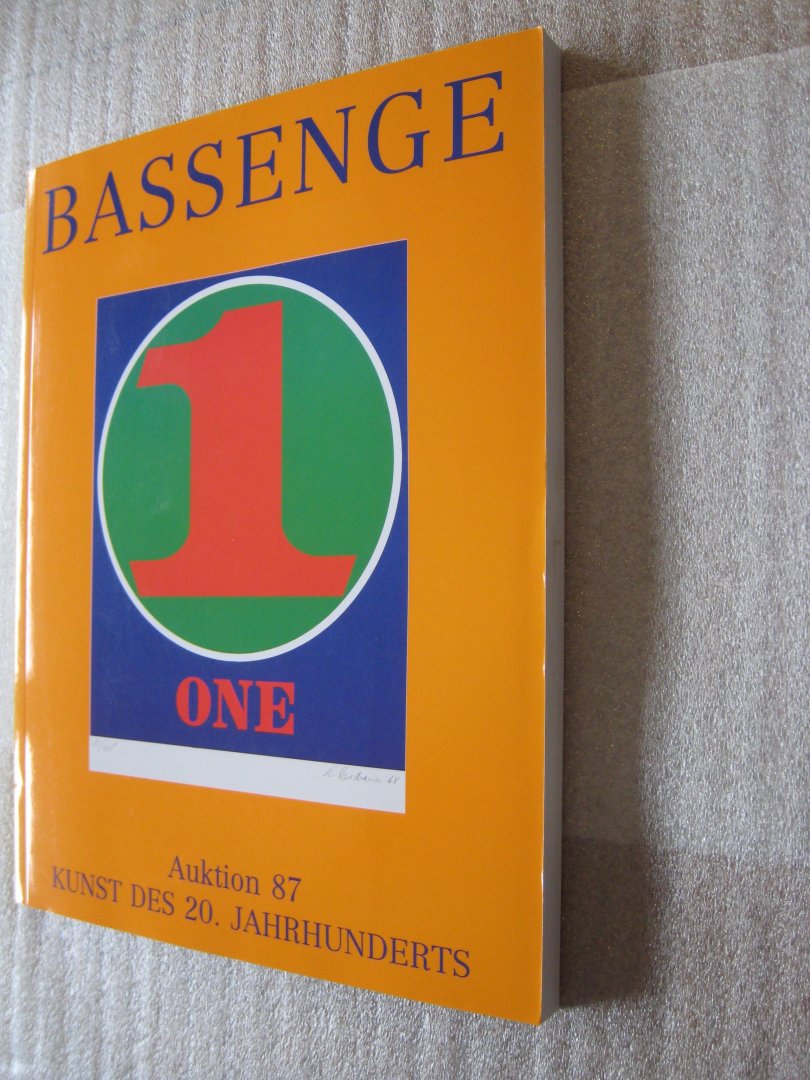 Bassenge - Kunst des 20. Jahrhunderts / Auktion 87 / 27. Mai 2006