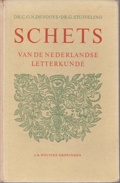 CGN Vooys G Stuiveling - Schets van de Nederlandse Letterkunde