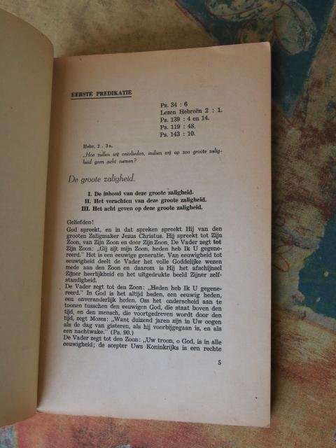 Kok, Ds. R. - Zoo groote zaligheid - Zestal Predikaties