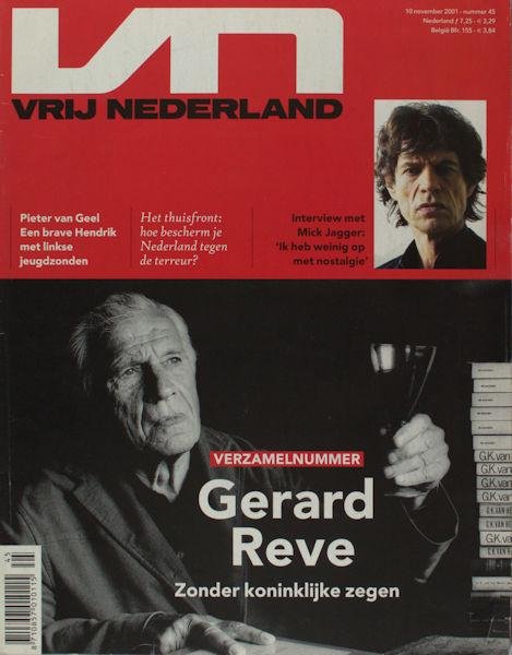 Reve, Gerard. - Vrij Nederland - Verzamelnummer Gerard Reve. Zonder koninklijke zegen.