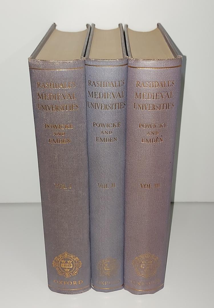 Rashdall, Hastings - The Universities op Europe in the Middle Ages (SET 3 delen)