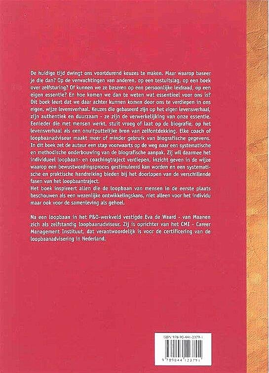 Waard-van Maanen , Eva de . [ isbn 9789044123791 ] 1825 - De Veldheer en de Danseres . ( Omgaan met je levensverhaal. Over loopbaanadvies en coaching . ) De huidige tijd dwingt ons voortdurend keuzes te maken. Maar waarop baseer je die dan? Op de verwachtingen van anderen. Op een testuitslag, op een boek -