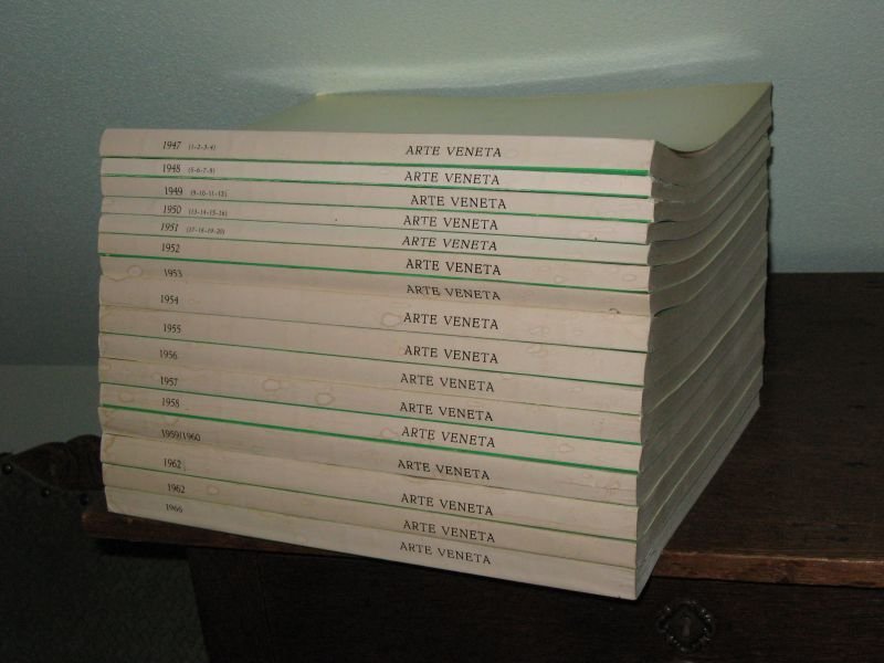 Arte Veneta: - Arte Veneta. Rivista di storia dell' Arte. Volumes I-XVI (1947-1962), XX (1966).