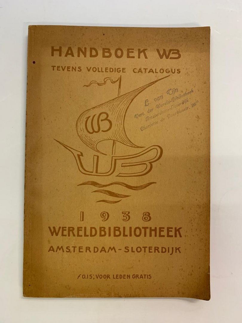 - Handboek W.B. 1938