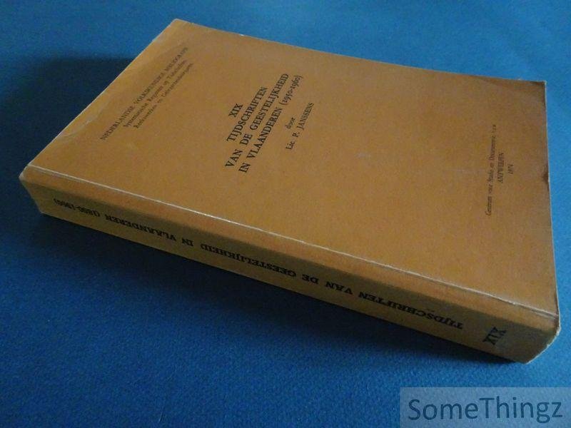 Janssens, P. - Tijdschriften van de geestelijkheid in Vlaanderen (1950-1960) [Nederlandse Volkskundige Bibliografie. Deel XIX.]