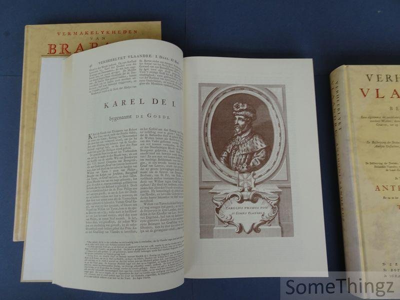 Sanderus, Anthoni / De Cantillon. - Verheerlykt Vlaandre / Vermakelykheden van Brabant en deszelfs onderhoorige landen. [3 delen.]