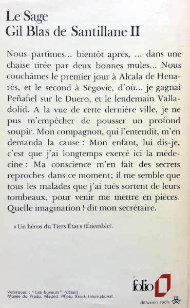 Le Sage - Gil Blas de Santillane II (Histoire de Gil Blas de Santillane II) (FRANSTALIG)
