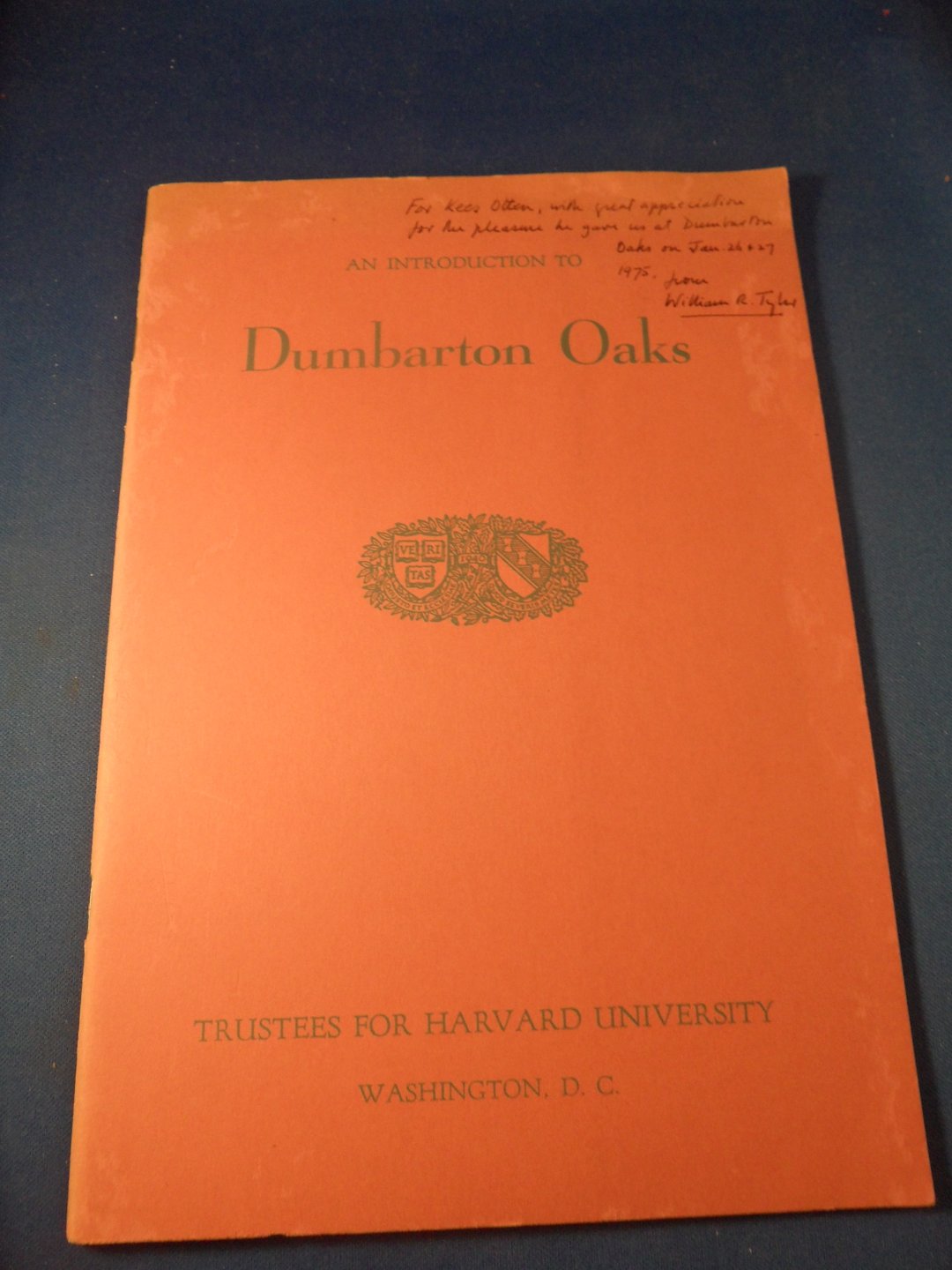 Tyler, William R. - An introduction to Dumbarton Oaks
