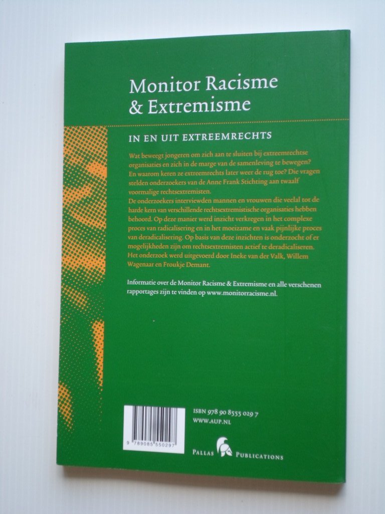 Valk, Ineke van der & Willem Wagenaar - Monitor Racisme & Extremisme, In en uit extreemrechts