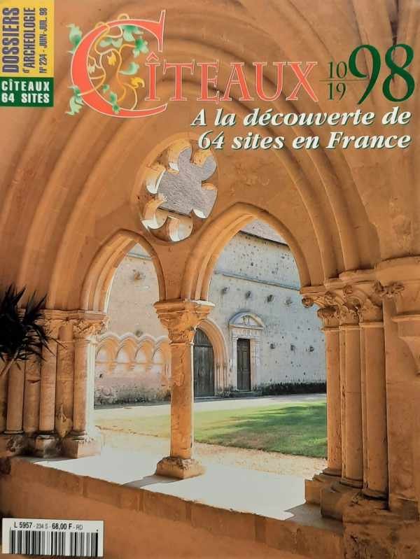 CÎTEAUX 1098-1998, CHAUVIN Benoît (coordination). Dossiers d'archeologie - Cîteaux: A la découverte de 64 sites en France.