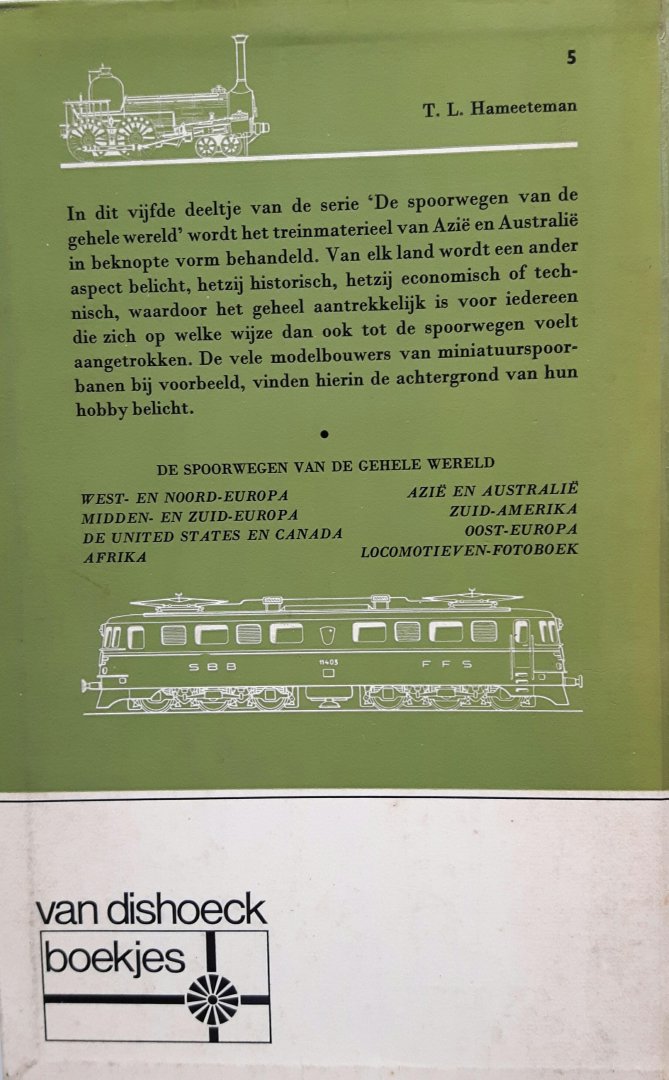 Hameeteman, T.L. - De spoorwegen van Azië en Australië