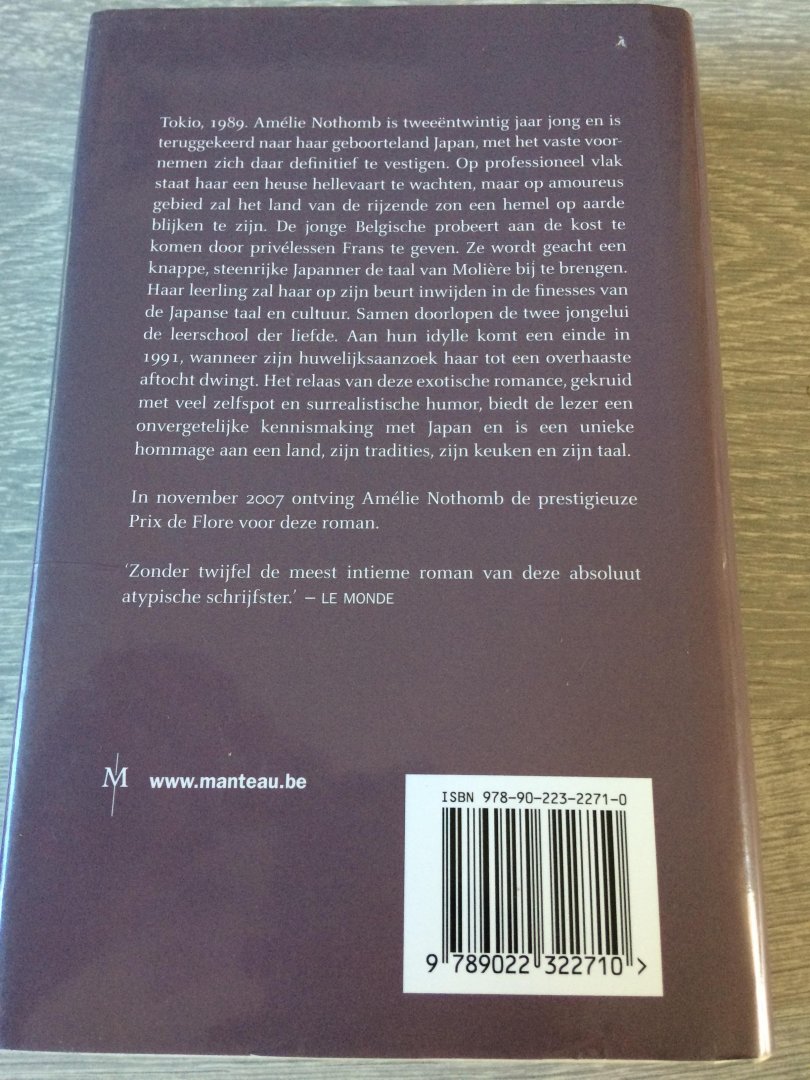 Nothomb, A. - De verloofde van Sado