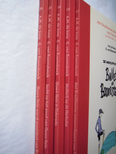 Jong, A.M de en G. van Raemdonck - De wereldreis van Bulletje en Boonestaak deel 21, 23, 24, 25 en 26
