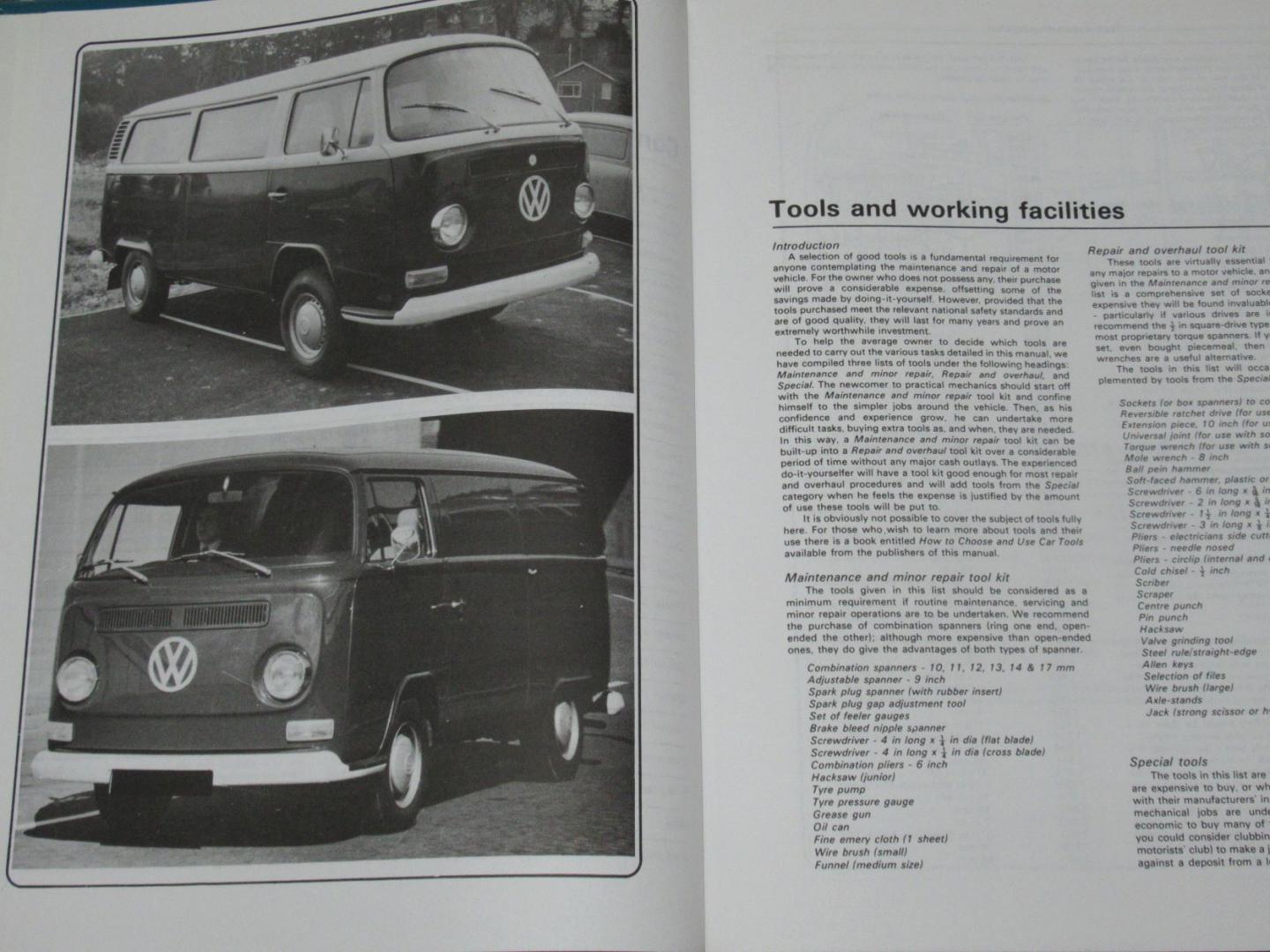 Haynes, J.H. & Stead, D.H. - VW Transporter 1600 Owners Workshop Manual