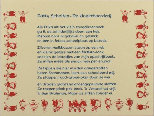 Scholten, Patty. - De kinderboerderij.