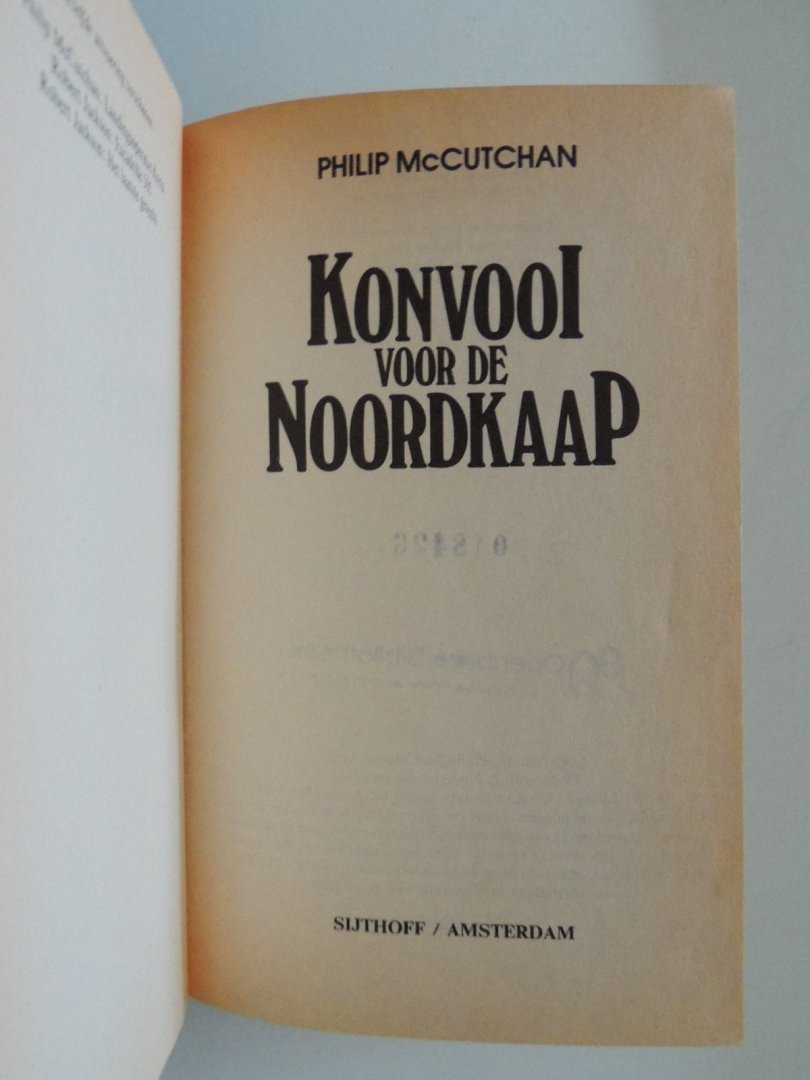McCutchan, Philip - Konvooi voor de Noordkaap