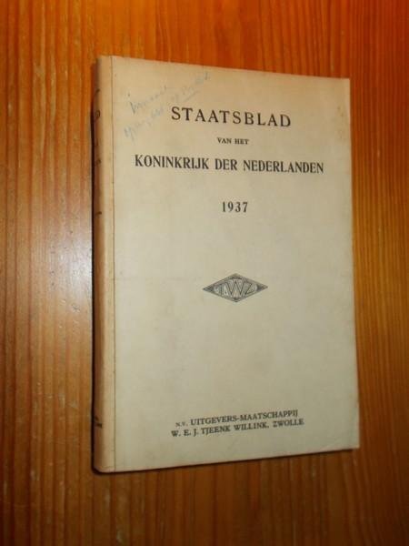 RED.- - Staatsblad van het Koninkrijk der Nederlanden. 1937.