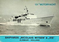 No Author - Brochure Ocean Going Motoryacht Mathilda, Shipyards Nicolaas Witsen