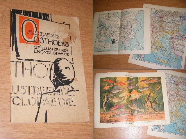 redactie - Brochure van de oorspronkelijke uitvoering (derde druk) van de Oosthoek`s geillustreerde encyclopaedie uit 1932.