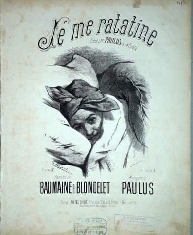 Paulus: - Je me ratatine. Créée par Paulus, à la Scala