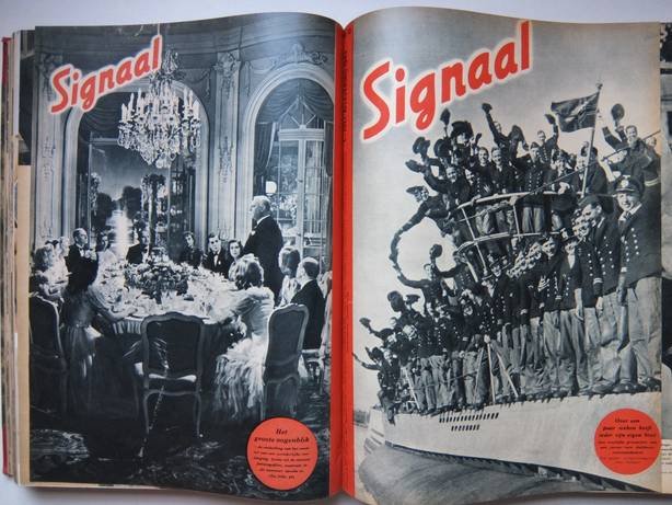 Reetz, Wilhelm (ed.). - Signaal. No. 1-24 1943 (lacks no. 18 & 21). added: extra special report.