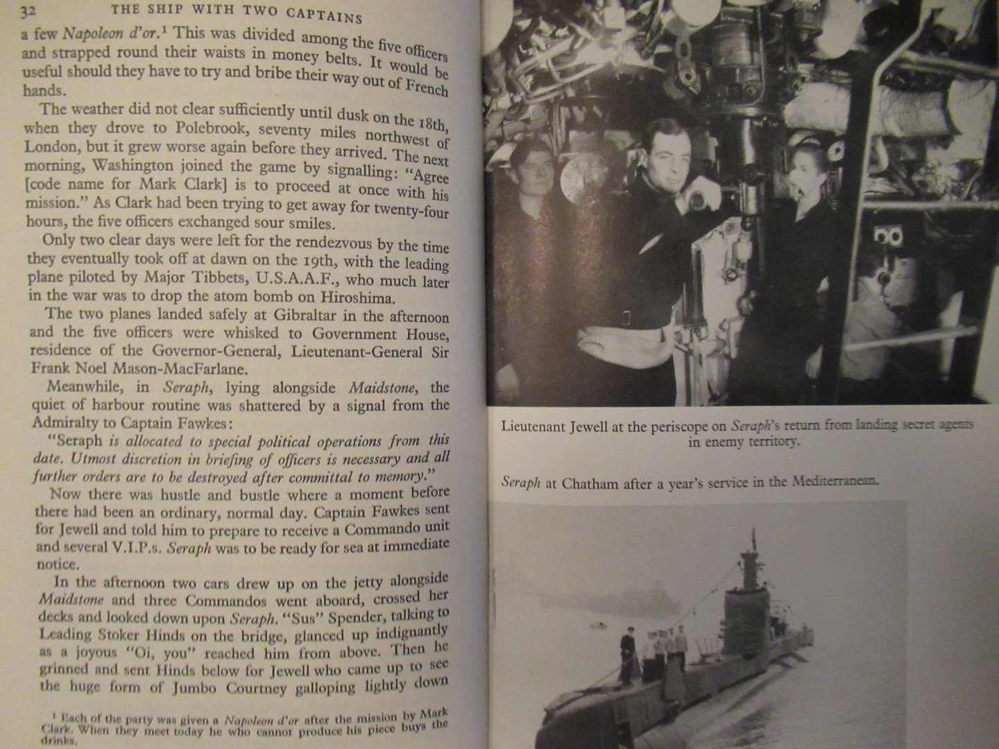 Robertson, Terence - The ship with two captains. the most unusual story of the war