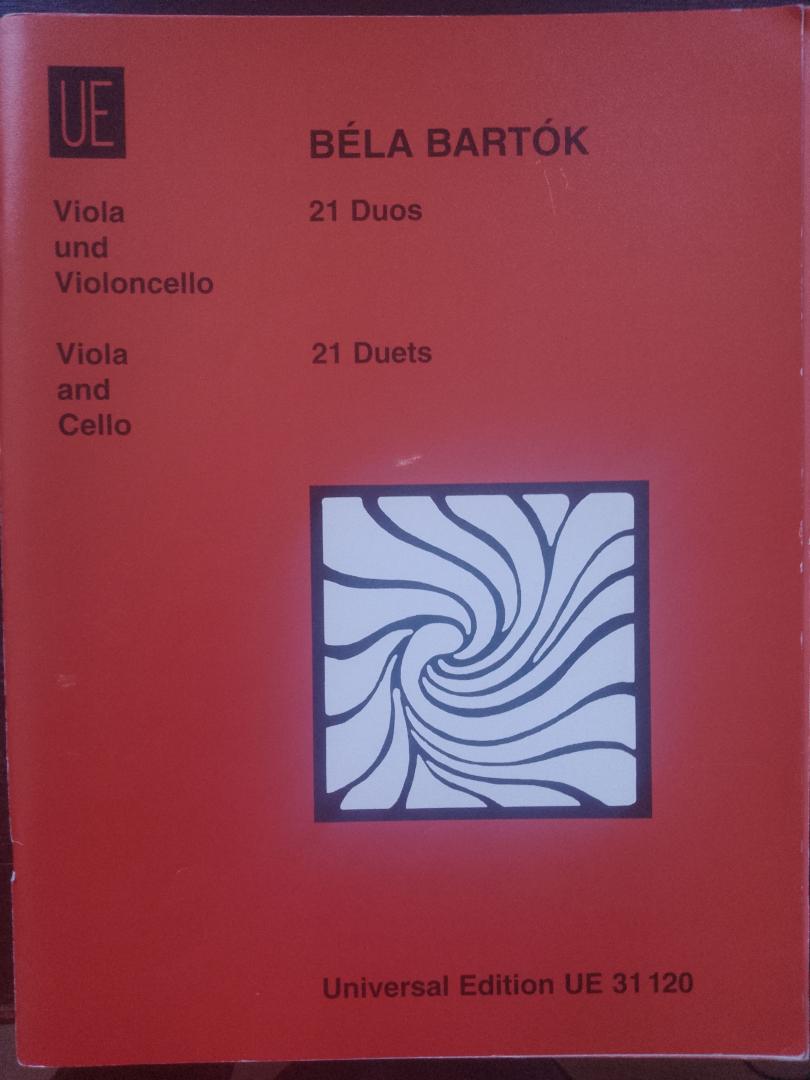 Bela Bartok - 21 Duos    21 Duets for Viola and Cello