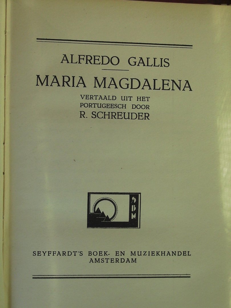 Gallis, Alfredo - Maria Magdalena
