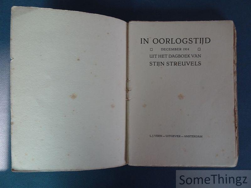 Streuvels, Stijn - In oorlogstijd - Uit het dagboek van Stijn Streuvels - December 1914 - I