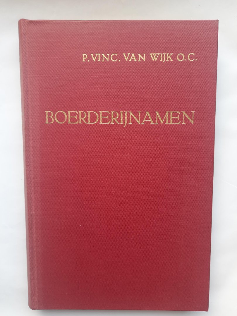 van Wijk - Boerderijnamen