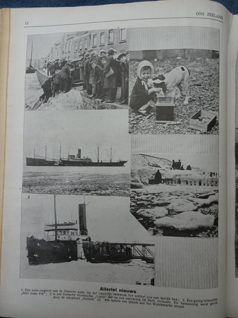 Berg, Antoine van den Berg (red.). - Ons Zeeland, geïllustreerd weekblad. Complete, ingebonden, vierde jaargang (52 nummers).
