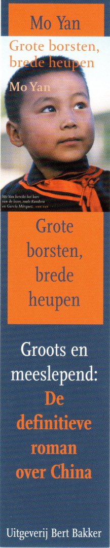 Yan, Mo - boekenlegger: Grote borsten brede heupen