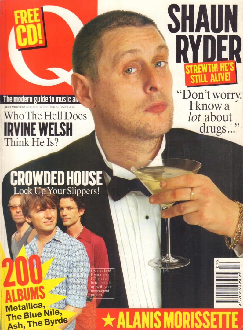 Diverse auteurs - MAGAZINE Q 1996 # 118 -  BRITISH MUSIC MAGAZINE met o.a. SHAUN RYDER (COVER + 9 p.), IRVINE WELSH (3 p.), EVERYTHING BUT THE GIRL (3 p.), ASH (2 p.), BO DIDDLEY (2 p.), BRYAN ADAMS (4 p.), CROWDED HOUSE (5 p.), FREE CD IS MISSING !, goede staat
