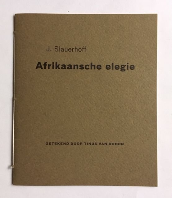 Afrikaansche Elegie