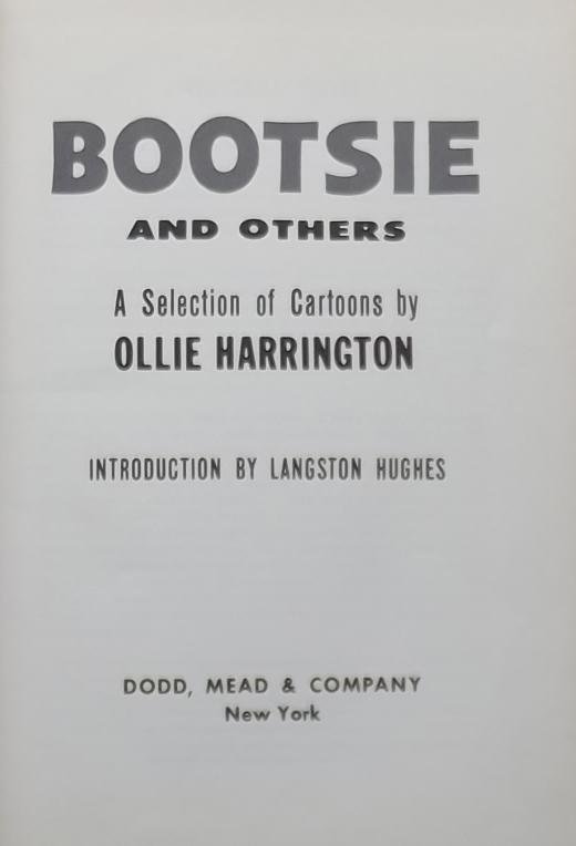 Harrington, Ollie. - Bootsie and others.