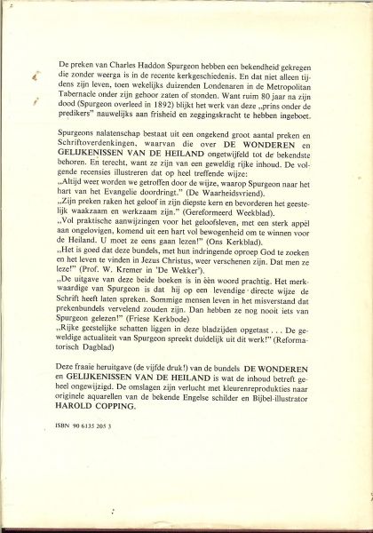 Spurgeon, C.H .. Uit het Engels vertaald door E. Ubels - De wonderen van de Heiland. Verklaard en toegepast in leerredenen