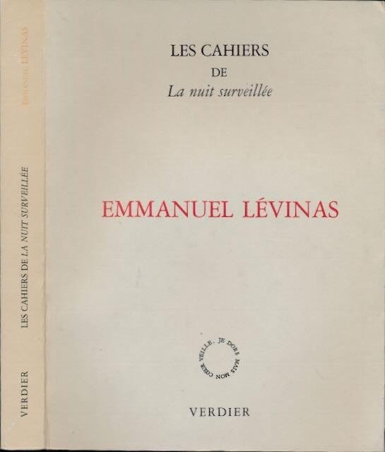 Lévinas, Emmanuel. - Les Cahiers de la nuit surveillée no3.