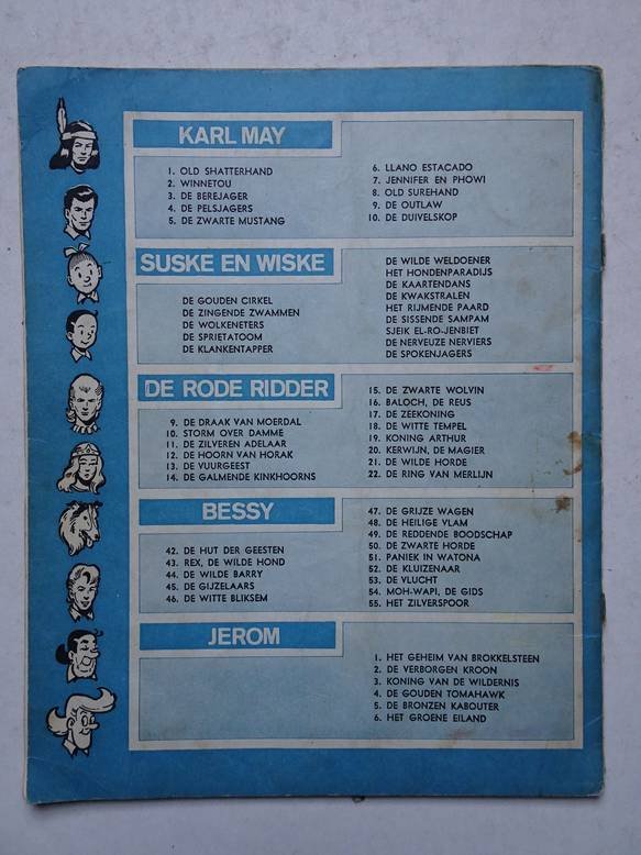 Wirel/ Studio W. Vandersteen. - De Avonturen van Bessy. De dorre vlakte.