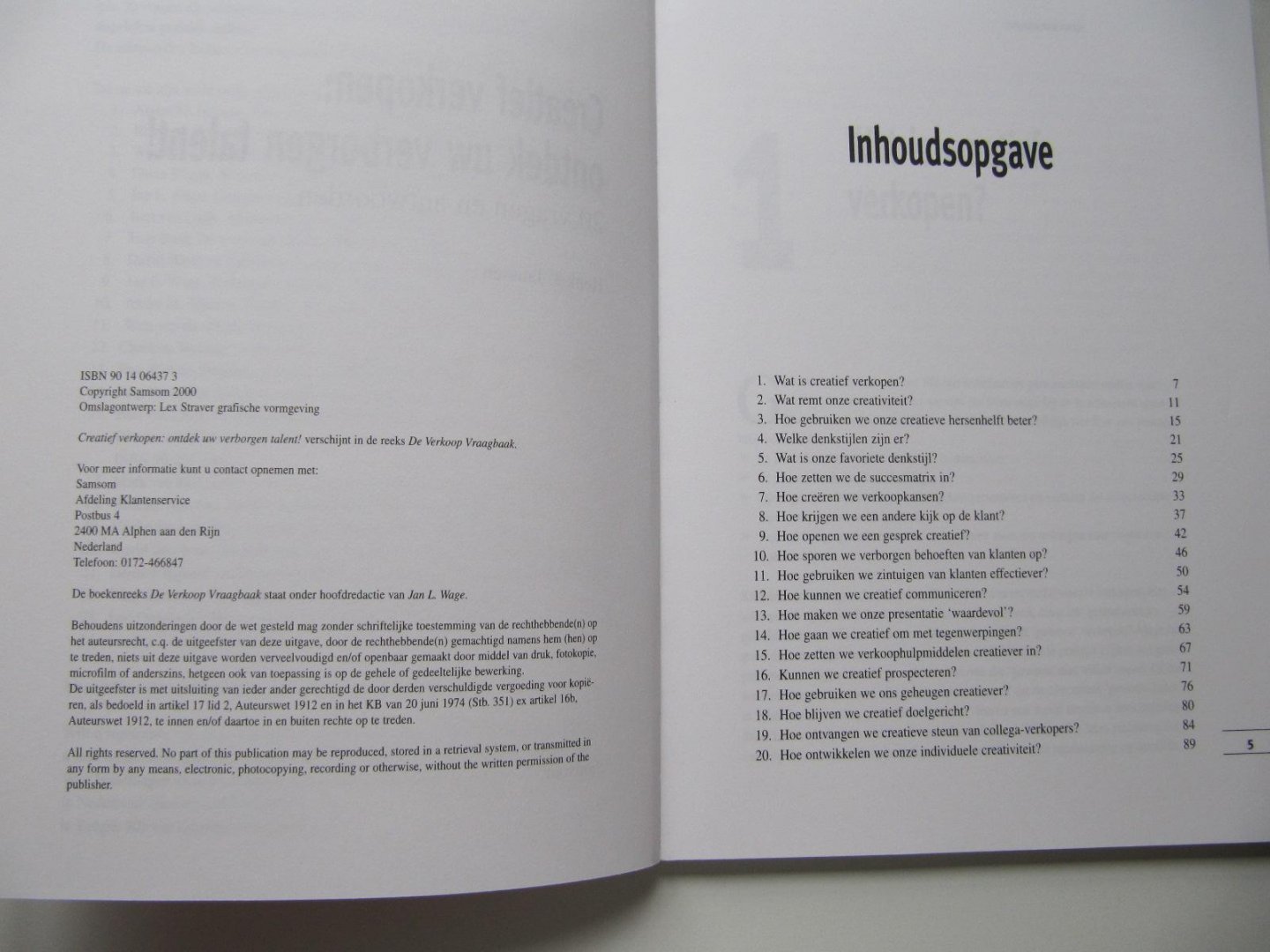 Henk J. Janssen - Creatief verkopen: ontdek uw verborgen talent !