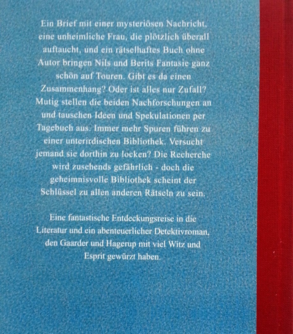 Gaarder, Jostein - Hagerup, Klaus - Bibbi Bokkens magische Bibliothek (DUITSTALIG))