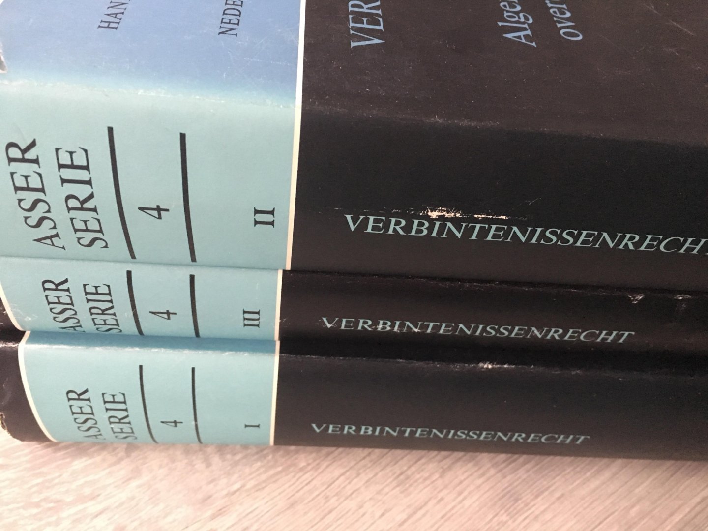 Asser, C. - Handleiding tot de beoefening van het Nedelands burgerlijk recht. Verbintenissenrecht, deel 4I + 4 II +4-III