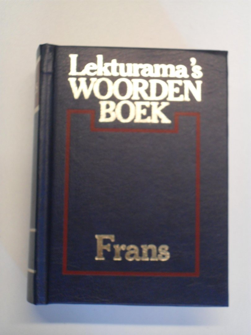 redactie - Woordenboek Frans
