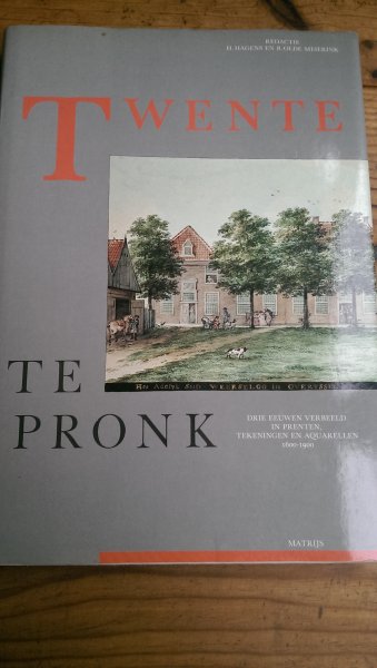 Hagens, H. en Olde Meierink, B. (redactie) - Twente te pronk. Drie eeuwen verbeeld in prenten, tekeningen en aquarellen 1600-1900