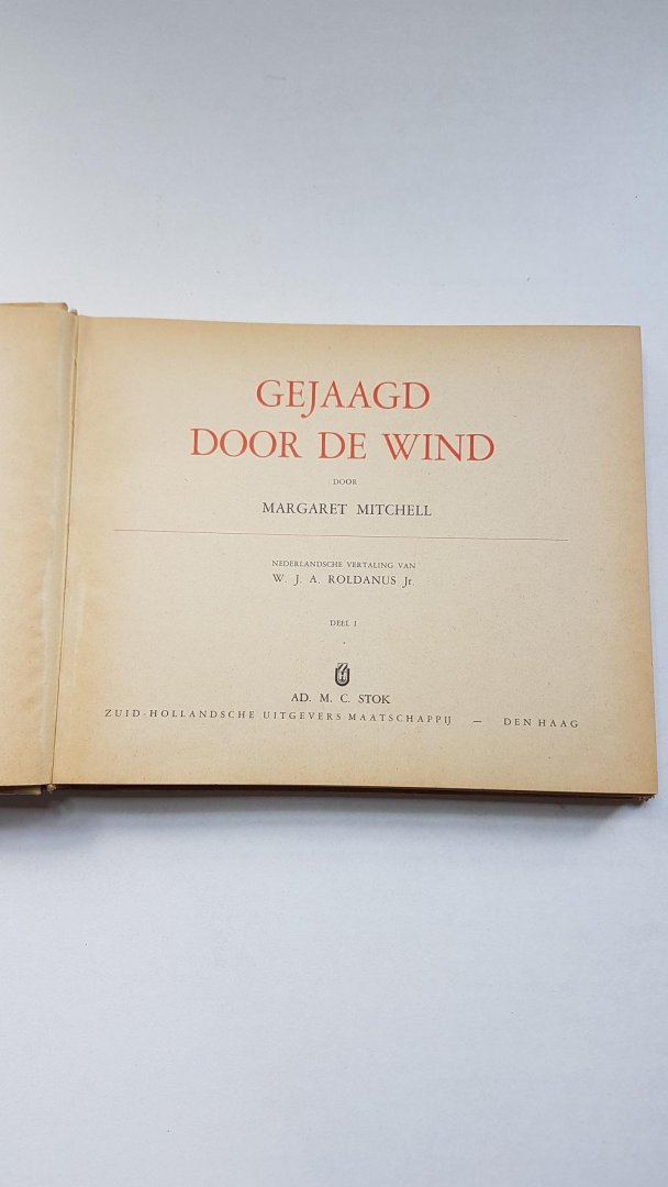 Mitchell Margaret - Gejaagd door de wind - Gone with the wind