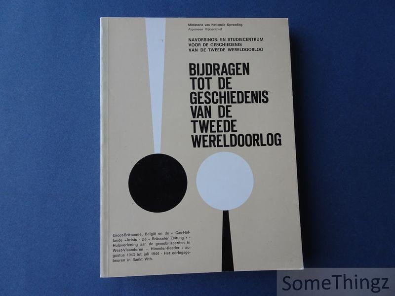 Div. aut. - Bijdragen tot de geschiedenis van de Tweede Wereldoorlog.