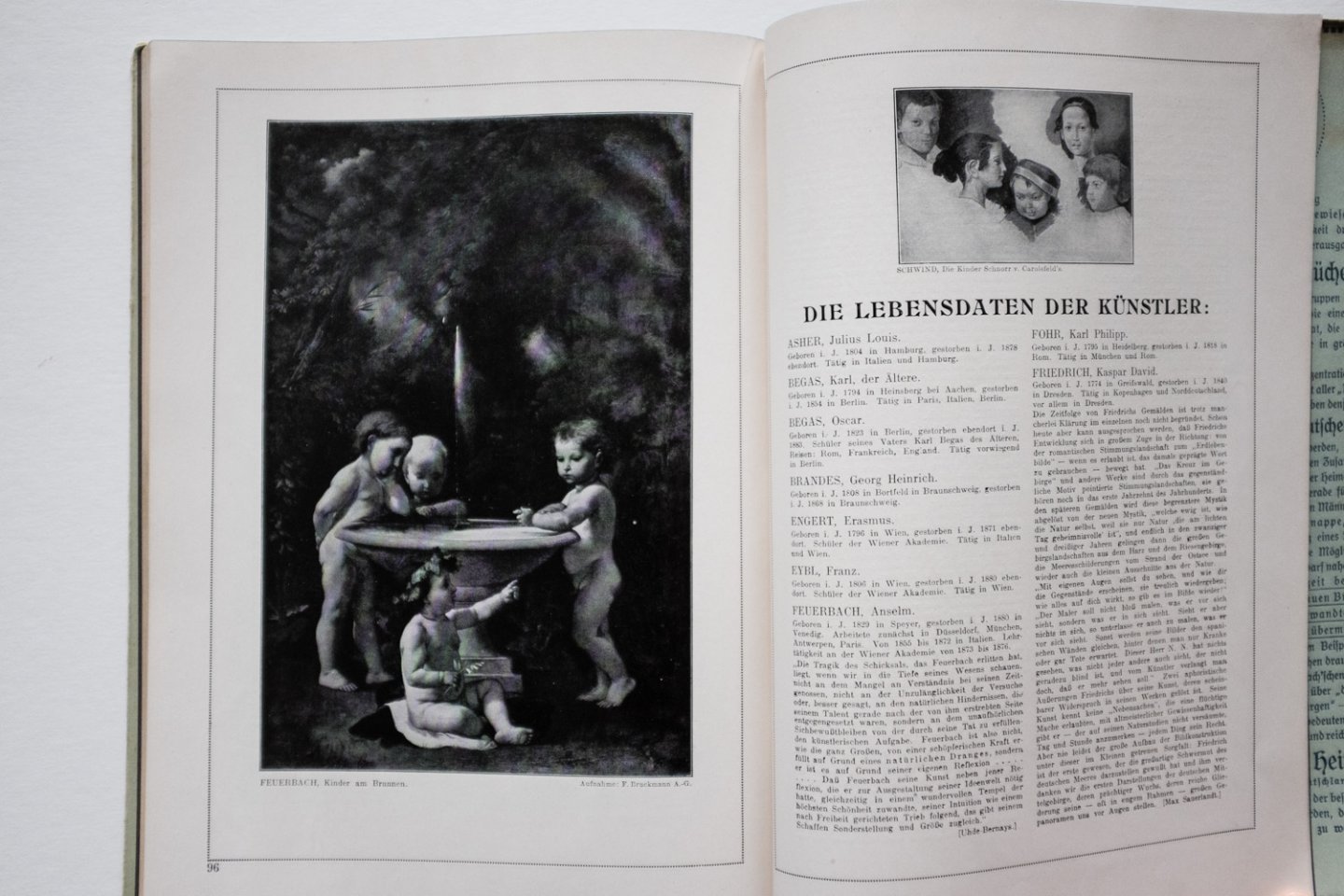 Langewiesche, Robert - Der stille Garten., Deutsche Maler des ersten und zweiten Drittel des 19. Jahrhunderts