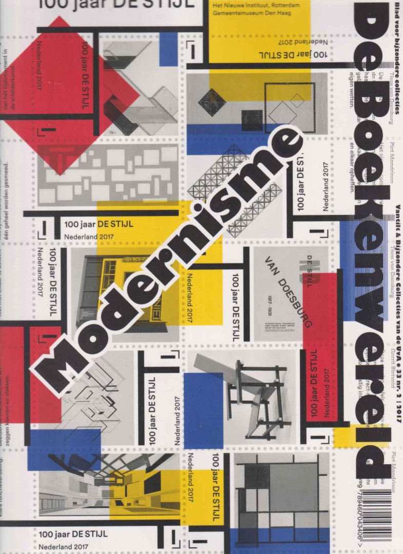 - De Boekenwereld. Blad voor bijzondere collecties. Jaargang 33 nr. 2. 100 jaar De Stijl. Modernisme