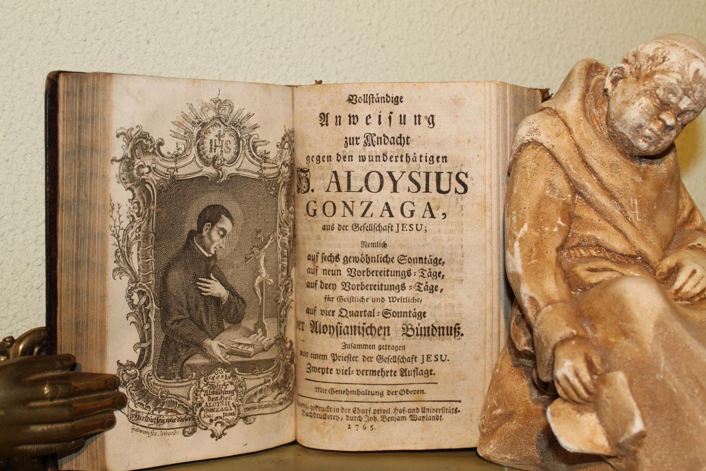 GOLDHAGEN, Hermanno (zusammen getragen von) - Anweisung zu der hochwichtigen Andacht zum heiligsten Herzen Jesu Christi, Aus den geistreichen Werken verschiedener gottseligen hierin berühmten Schriftsteller In Kürze zusammen getragen. + Vollständige Anweisung zur Andacht gegen den wunder...