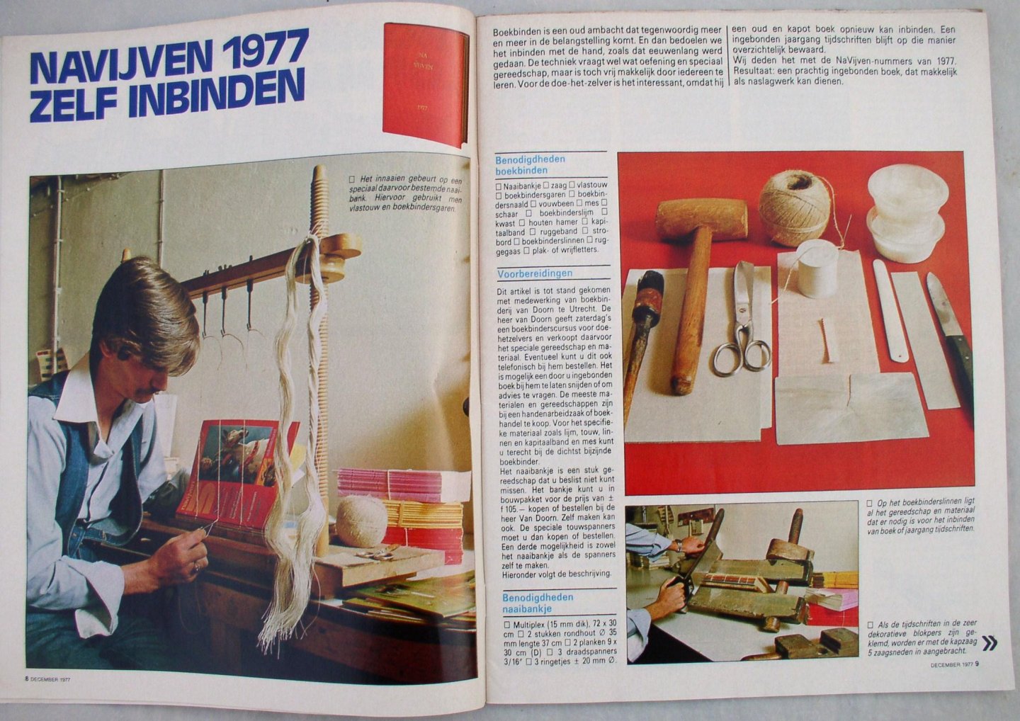 Kros, Wim / Gort, Daan e.a. ( red.) - navijven kreatief in huis en hobby 1977