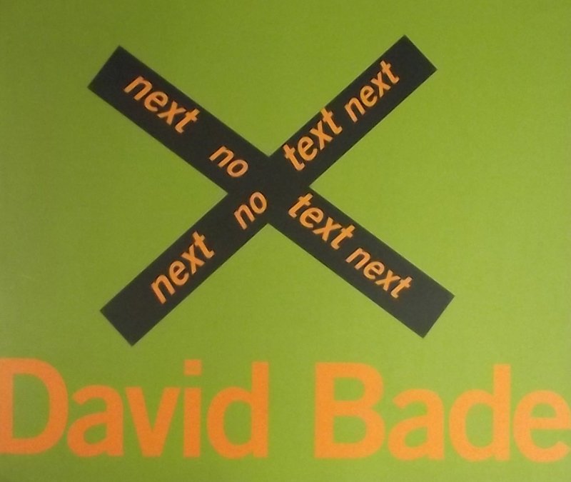 Bruggeman, Trees. / Adrichem, Jan van. - David Bade - Next No Text Next